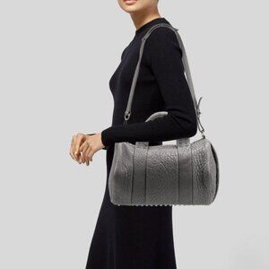 ALEXANDER WANG Studded Leather Handle Bag - Black with Black Rivets